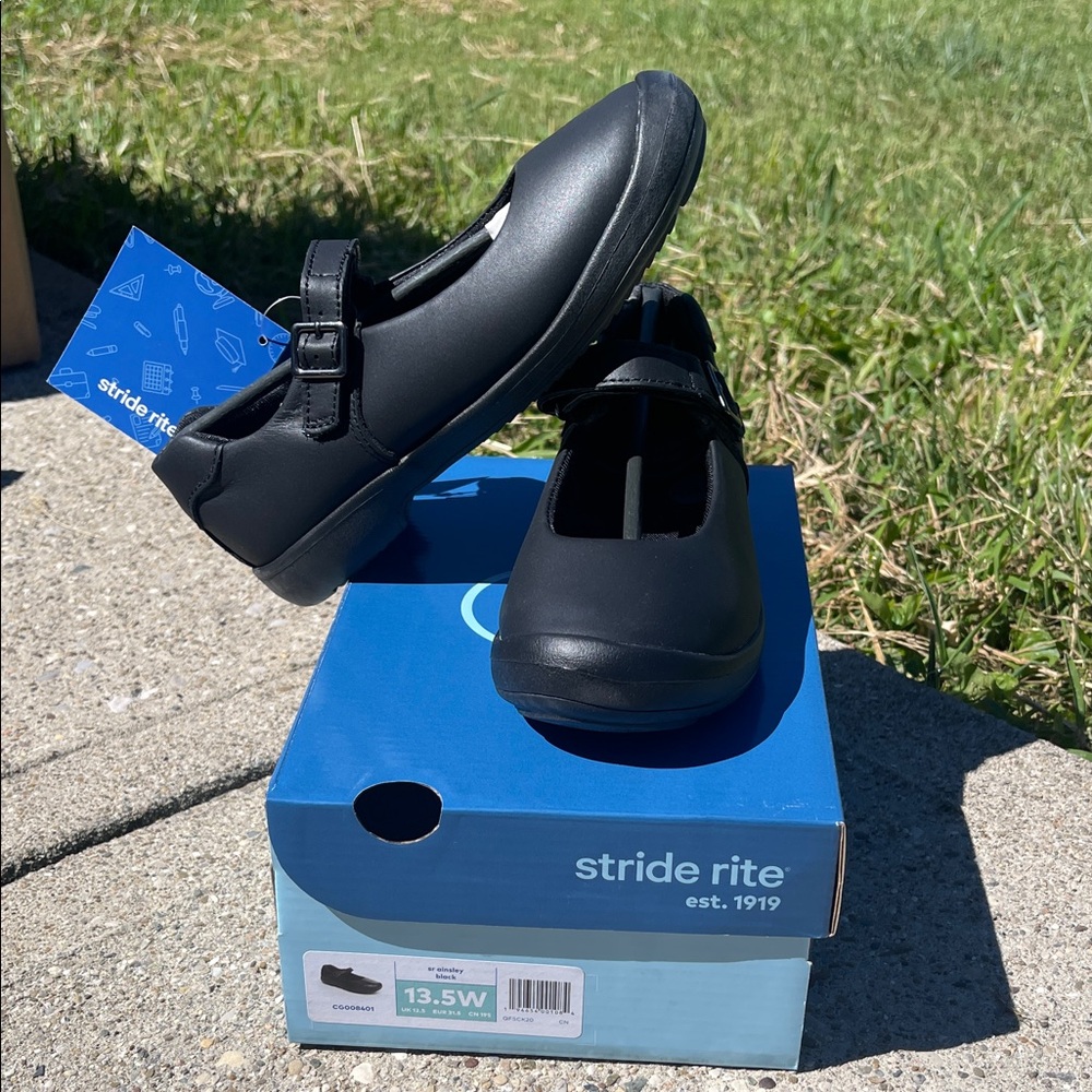 Stride Rite Black Dress Shoes for Kids
